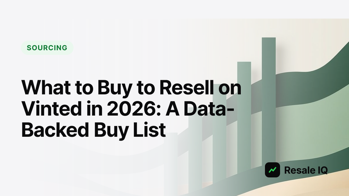 What to Buy to Resell on Vinted: Data-Backed List